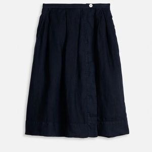 Alex Mill Kelsey midi skirt navy cotton large